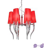 Подвесной светильник копия Brunilde С6 by Ipe Cavalli (красный)