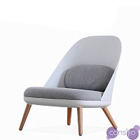 Дизайнерское кресло Recreational by Light Room (бело-серый)
