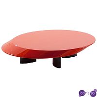 Кофейный стол Ellipse Red Glossy Coffee Table