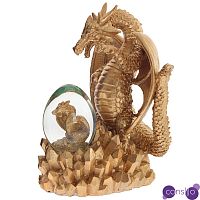 Декоративная статуэтка Дракон Dragon Glass Egg Copper