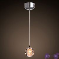 Светильник Bocci 14.1 Single Bubbles Led Crystal Glass 1 Ball designed by Omer Arbel