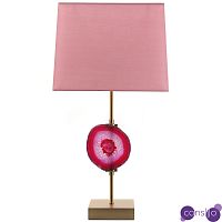 Настольная лампа Pink Agate Design Table Lamp