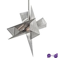 Люстра Susan Hornbeak TRYSTAN CHANDELIER - Silver Leafed Perforated Steel Pyramids Silver