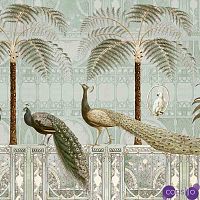 Обои ручная роспись Chinoiserie Birds Palace Royal