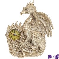 Часы в виде дракона Light Gold Dragon Clock