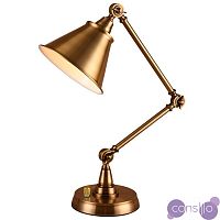 Настольная лампа 20TH C.Factory FilamentI Table Lamp antique brass