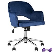 Кресло для компьютерного стола Veloury Blue