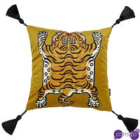 Бежевая Подушка Тибетский Тигр TIBETAN TIGER
