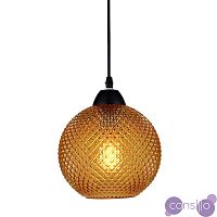 Подвесной светильник Crystal Galaxy Ball amber glass