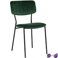 Стул Singer Chair без подлокотника Зеленый Велюр