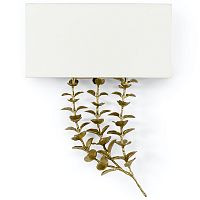Бра Brass Eucalyptus Branches Lampshade Wall Lamp