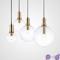 Минималистский светильник-подвес стеклянный шар PENBALL