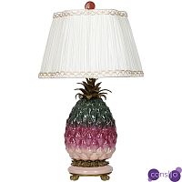Настольная лампа с абажуром Pineapple Dark Green Purple Table Lamp