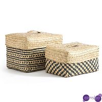 Комплект плетеных корзин Wicker Baskets