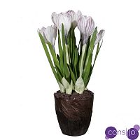 Декоративный искусственный цветок Purple Crocuses