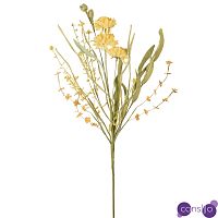 Декоративный искусственный цветок Одуванчик полевой желтый
