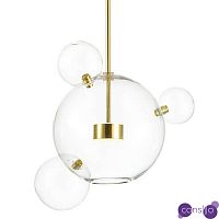 Подвесной светильник Transparent Bubble Pendant Gold 3