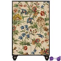 Шкаф с цветочным изображением на дверцах Floral Print Cabinet