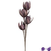Декоративный искусственный цветок Анона фиолетовая