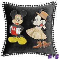 Декоративная подушка с вышивкой Gucci Mickey and Minnie Mouse