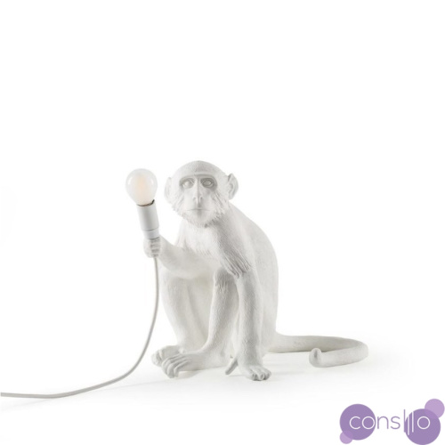 Настольный светильник копия Monkey by Seletti (белый)