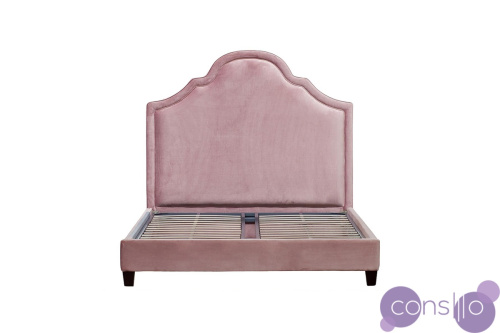 Кровать двуспальная розовая DY-120118