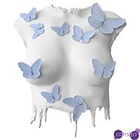 Аксессуар на стену Sculpture Female Torso Butterflies