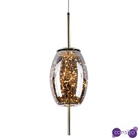 Подвесной светильник с гирляндой внутри стеклянного плафона Garland Glass Hanging Lamp