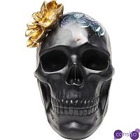 Статуэтка Skull with flowers