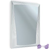 Зеркало в ванную с подсветкой прямоугольное белое 60х80 см Marta