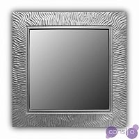 Квадратное зеркало настенное серебро WAVE QU