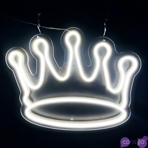 Неоновая настенная лампа Crown Neon Wall Lamp