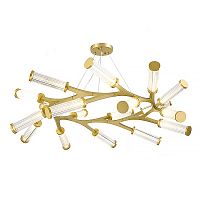 Люстра Cylinder Branches Chandelier Ring Gold
