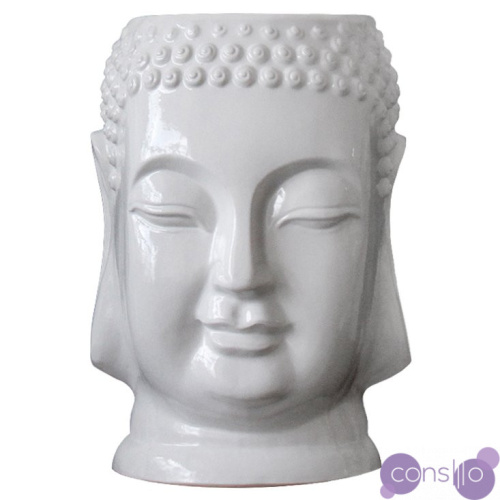 Керамический табурет White buddha