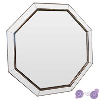 Зеркало серебряное венецианское восьмиугольное большое Octagon