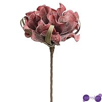 Декоративный искусственный цветок Пион красный