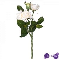 Декоративный искусственный цветок Cream Rose Bush