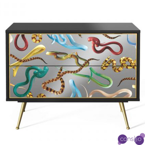 Комод Seletti Chest of Two Drawers Snakes