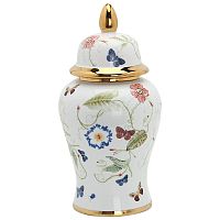 Ваза с крышкой Ceramic Beautiful Garden Vase
