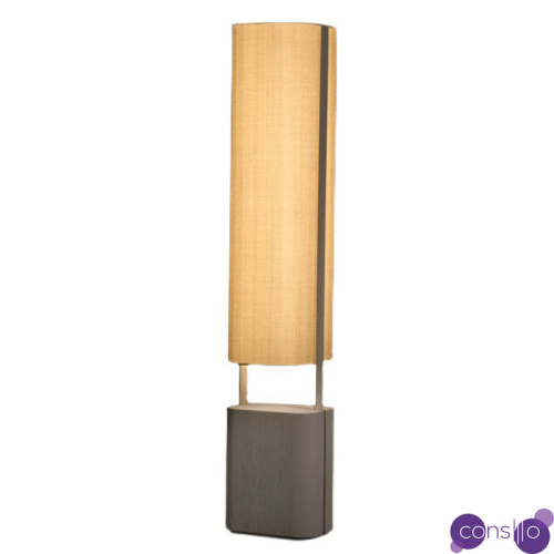 Дизайнерский торшер с деревянным основанием Keila Floor Lamp Wooden