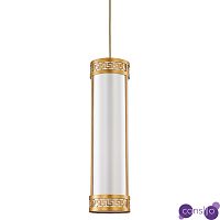 Подвесной светильник с греческим орнаментом Miander Gold