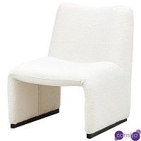 Кресло белое Cress White Boucle Collection Armchair