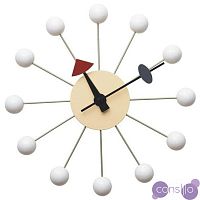 Часы George Nelson Ball Clock White
