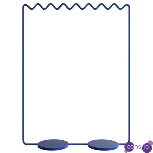 Вешалка Wave-shaped Hanger Rack Blue L