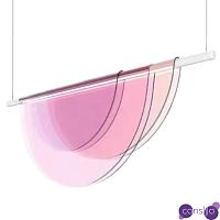 Светодиодный Дизайнерский светильник DALI Tonin Casa Розовое стекло