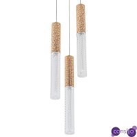 Подвесной светильник Dew Drops Tube Gold Trio Hanging Lamp