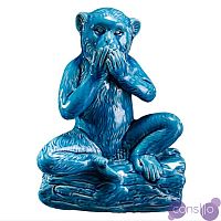 Статуэтка Синяя Обезьянка керамика I