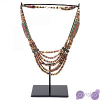 Этническое ожерелье на подставке Colorful Beads