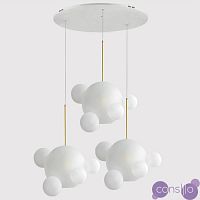 Люстра GIOPATO & COOMBES BOLLE BLS LAMP white glass circle