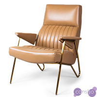 Кресло Solonar light brown leather